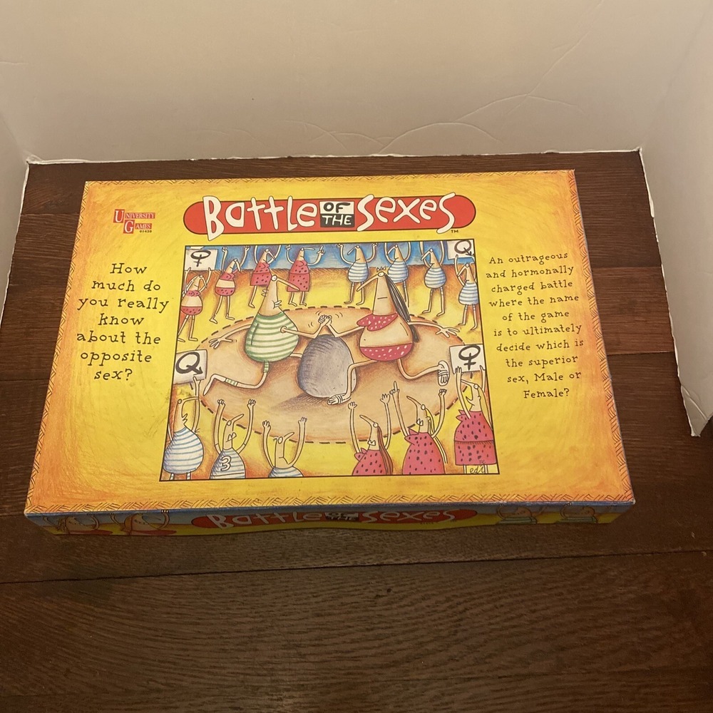 Battle of the Sexes Board Game‎ by University Games Complete Game Night